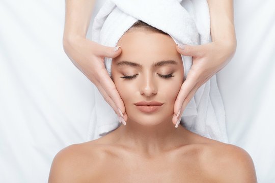 relaxing facial